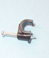 PPW00035 - Round Cable Clip, 5mm, Black, Pack of 100