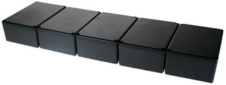 RX2010/S-FB-5 - Black ABS Potting Boxes with Lids - 74x49x29mm (Pack of 5)