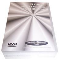 SDCD005 - 5x Clear Slimline Double DVD Cases
