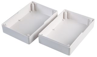 AB88W - White ABS Box with Lid - 178x122x74mm