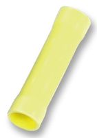 DNBC05 - Butt Splice, Yellow, 0.5 mm², x100