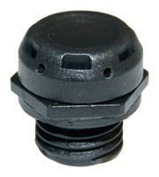 10102370 - VentPLUG Nylon Pressure Equalisation Unit, M12, Black, IP68/IP69