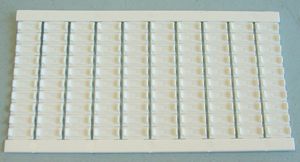 23100007 - DIN Rail Marker Card, 5mm, Blank, x100