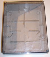 OL20033 - IP56 Thermoplastic Junction Box Enclosure with Transparent Lid - 240x190x90mm