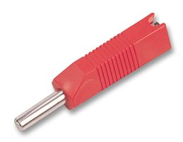 553-0500-01 - Plug, 4mm, Stackable, Red, 10A
