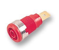 23.3060-22 - Socket, 4mm, Shrouded, Red, 5 Pack