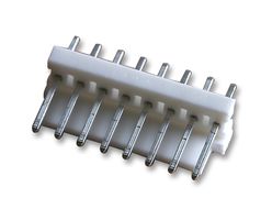 640454-8 - Header, Vertical, 0.1", 8 Way