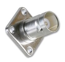 13-22-19 TSS 50R - 50 ohm BNC Panel Mount Flanged Socket, DC to 11GHz - Solder Termination
