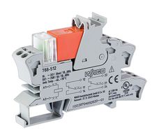 788-512 - 24V AC DIN Rail Relay Module, DPDT, 2 Changeover, 8A, 22AWG - 14AWG