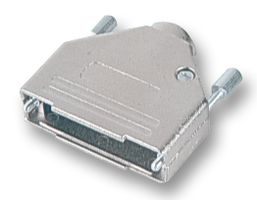 MHDTPK37-K - 37 Way Met Plastic D-sub Hood, Top Entry