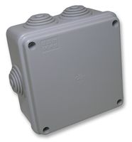 OL20011 - IP55 Thermoplastic 6 Entry Junction Box Enclosure - 100x100x50mm