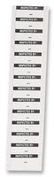 7827301 - Inspected By Labels 16 x 38mm Nylon Cloth 350 Pack Black