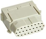 09 14 025 3101 - Heavy Duty Connector, Han-Modular, Module, 25 Contacts, Receptacle
