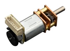 FIT0487 - 6V Micro Metal Geared Motor with Encoder, 380:1