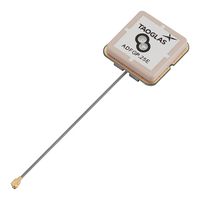 ALPDF254.07.0100C - RF Antenna, 1.525 to 1.559GHz, GNSS /  L-Band, 1dBi, 50 ohm, UFL / MHF1 / I-Pex Connector