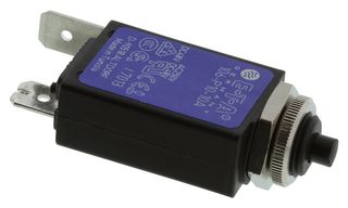 106-P10-10A - Thermal Circuit Breaker, 106 Series, 10A, 1 Pole, 48V DC, 240V AC, Panel