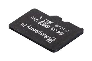 PI OS - 64GB - 64GB MicroSD Card with Raspberry Pi OS