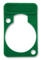 DSS-GREEN - D-sub Shell Plate, Green