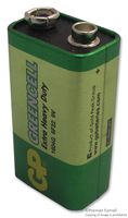 GPPVCF9VG014 - Greencell Heavy Duty Zinc Chloride 9V PP3 Batteries, 10 Pack