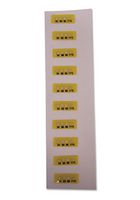 SERIES 4M B - Temperature Indicator Strip, 54°C/71°C, 10 Pack