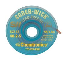 6015 - Soder-Wick No Clean Desoldering Braid, 0.76mm x 1.52m