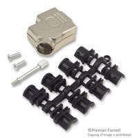 MHD45ZK-9-K - 9 Contact DE D Sub Backshell, MHD45ZK, Zinc Body