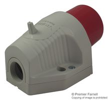 630 - 32A, 415V, Surface Mount CEE Appliance Inlet, 3P+N+E, Red, IP44