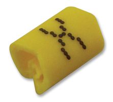 7211433 - G-Type Cable Marker, X, Black/Yellow, G4/10, Pack of 500