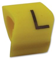 7231421 - G-Type Cable Marker, L, Black/Yellow, G6/20, Pack of 250