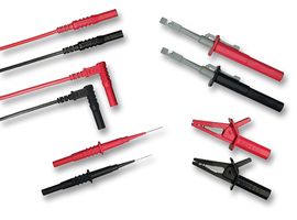 129393 - 4mm Automotive Test Lead Set with Probes, Crocodile Clips and Insulation Piercer - 1.2m