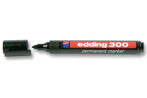 300-001 - Bullet Tip Permanent Marker Pen - Black