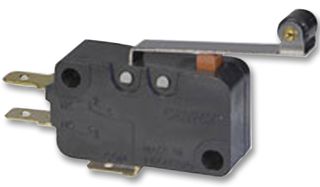 D3V-166-1C5 - Hinge Roller Lever Miniature Microswitch, SPDT, 250V AC, 16A