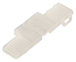 180984 - Cover, Faston, Flag, Natural, 10 Pack