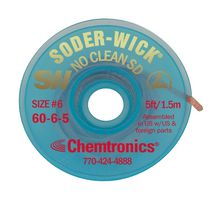 6065 - Soder-Wick No Clean Desoldering Braid, 5.3mm x 1.52m