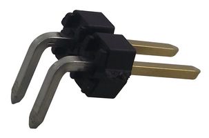 90121-0762 - Header, Right Angle, 1 Row, 2 Way