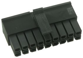 43025-1800 - Micro-Fit 3.0 Receptacle Housing, 2 Row, 18 Way