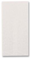 70406RE - 25 x 50mm Blank Plate, White