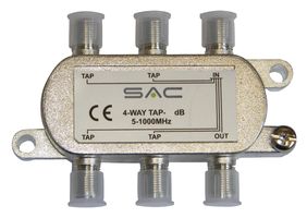 AE5446 - 4-Way Tap 20dB Class A Shielded