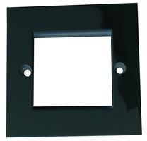 MW502B - 1-Gang 2 Modules Standard Frame Black