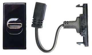 MW760B - HDMI Insert with Fly Lead Black