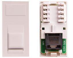 MW769 - RJ45 Cat5E Module White