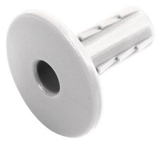 AC87-WH - Plastic Hole Tidy, Single for Coaxial Cable - White 10 Pack