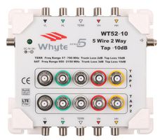 10011 - WT52-10 Series 5 5-Wire, 2-Way Tap, 10dB Loss