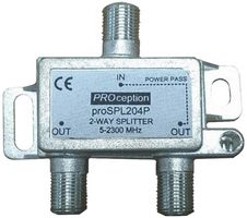 PROSPL204 - Splitter/Combiner, 2-Way, 4.2dB Loss, DC Pass 1 Port