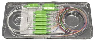 BFS-MINI-SCA-8 - Single Mode Fibre Mini Splitter, 8 Way, Simplex SC/APC, 1m