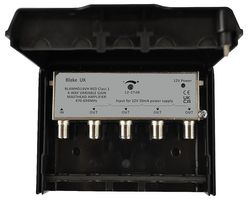 BLAMHD14VH - 4 Way Variable Gain UHF Masthead Amplifier, 4 Way, RED Class 1, 12-27dB Gain