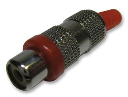 PSG01646 - Phono Socket, Metal, In Line, Red