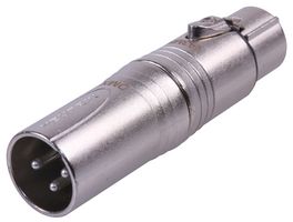 NA3M5F - XLR DMX Adaptor, 5 Pin Socket to 3 Pin Plug