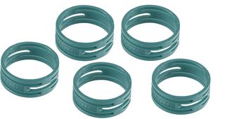 XXR-5 - Coding Rings, Green, 5 Pack