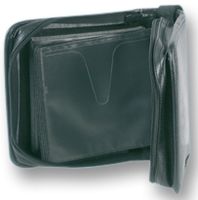 CD CARRY CASE, LEATHER, 48 DISC - CD Wallet Black Faux Leather 48 Disc